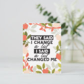 Citaten wijzigen met Apple Fruit Tree Pattern Briefkaart (Staand voorkant)