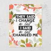 Citaten wijzigen met Apple Fruit Tree Pattern Briefkaart (Voorkant)