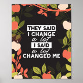 Citaten wijzigen met Apple Fruit Tree Pattern Poster (Voorkant)