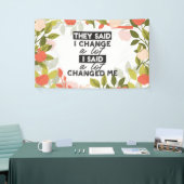 Citaten wijzigen met Apple Fruit Tree Pattern Spandoek (Beurs)
