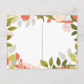 Citaten wijzigen met Apple Tree Pattern Alt Ver Briefkaart (Achterkant)