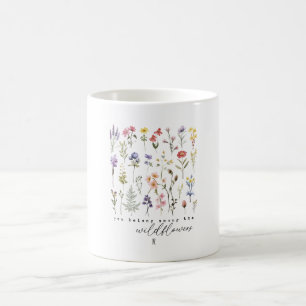 Citatensublimatie wilde bloemen koffiemok