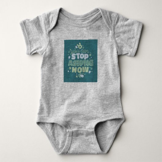 Citatetekst voor baby aankondiging romper (Voorkant)