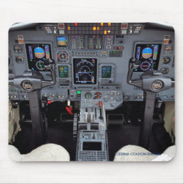 Citation Business Jet Cockpit Muismat