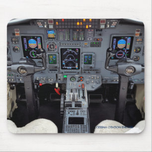 Citation Business Jet Cockpit Muismat