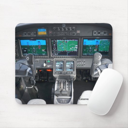 Citation M2 Cockpit Mousepad Muismat (Met muis)