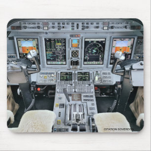 Citation Sovereign Cockpit Muismat