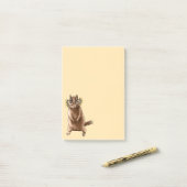 Cite Chipmunk Hippie Glasses Post-it® Notes (Op bureau)