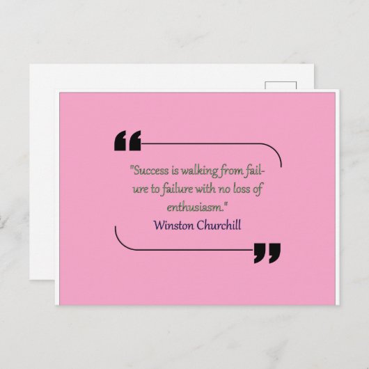 citeert briefkaart (Voorkant / Achterkant)