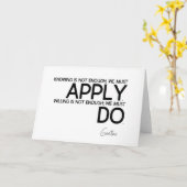 CITEERT: Goethe: Wij moeten inschrijven Kaart (Gele Bloem)