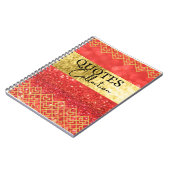 citeert het notitieboek van het collectie (Linkerzijde)