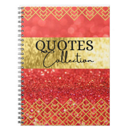 citeert het notitieboek van het collectie