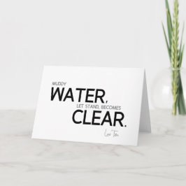 CITEERT: Lao Tzu: Modderig water Kaart