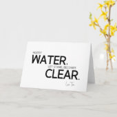 CITEERT: Lao Tzu: Modderig water Kaart (Gele Bloem)