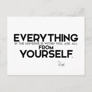 CITEERT: Rumi: Binnen u Briefkaart