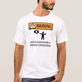 citeert Shakespeare T-shirt