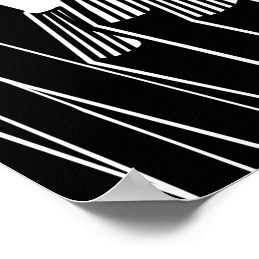 Citeert Typografie poster - Zoveel boeken.. (Hoek)