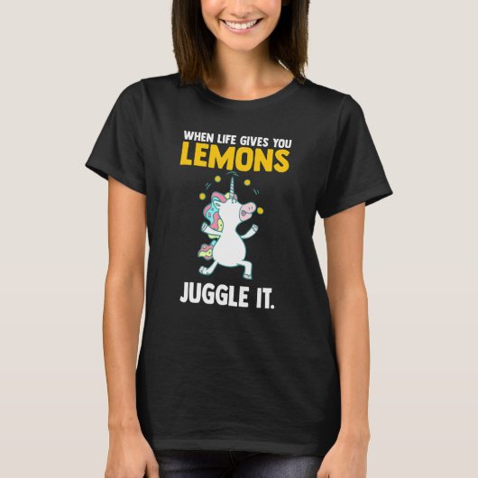 citeert wanneer het leven je leemten geeft die het t-shirt (Voorkant)