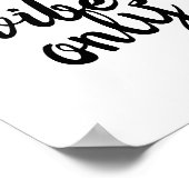 citeren poster goede steekpenningen alleen zwart o (Hoek)