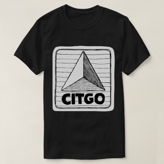 CITGO Sign Sticker T-shirt (Design voorkant)