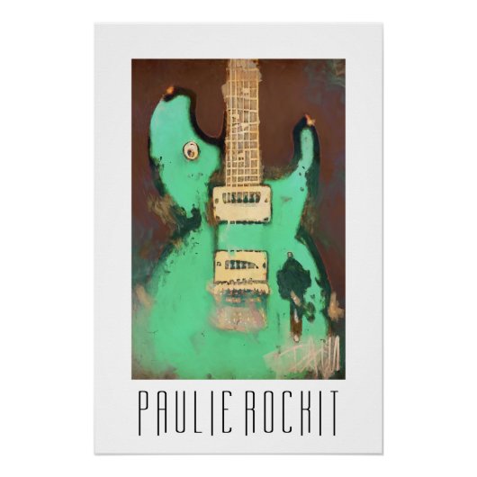 Cithara Viridis et Mala Chordis Praedita Perfect Poster (Voorkant)