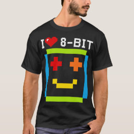 citi love 8 bit IT retro game ordi T-shirt