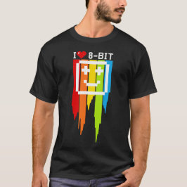 citi love 8 bit IT retro game ordi T-shirt