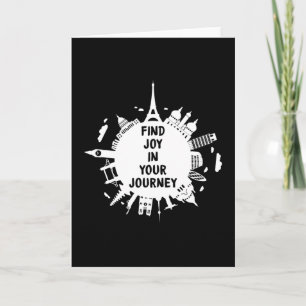 Cities City Cityscape Skyline Funny Gift Kaart