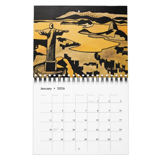 Cities of the World Kalender (Jan 2026)