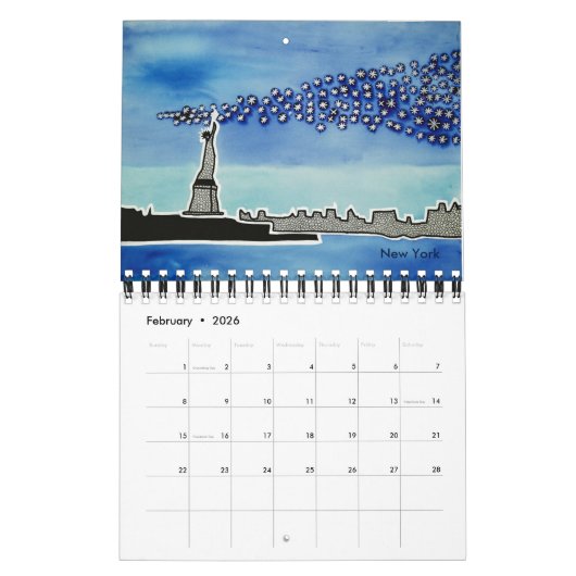 Cities of the World Kalender (Feb 2026)