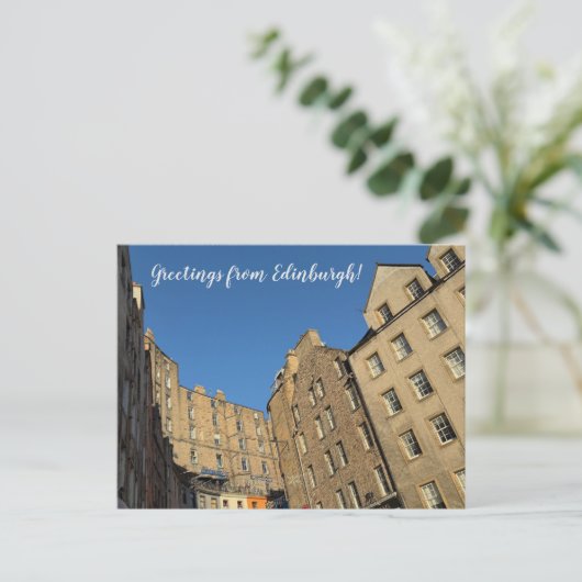 CITINERARIES: Greetings from Edinburgh! Briefkaart (Staand voorkant)