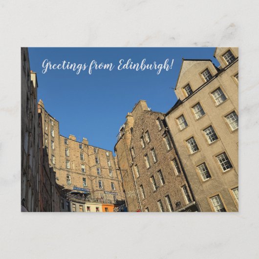 CITINERARIES: Greetings from Edinburgh! Briefkaart (Voorkant)