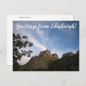 CITINERARIES: Greetings from Edinburgh! Briefkaart (Voorkant / Achterkant)