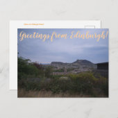 CITINERARIES: Greetings from Edinburgh! Briefkaart (Voorkant / Achterkant)