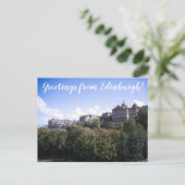 CITINERARIES: Groeten uit Edinburgh! Briefkaart (Staand voorkant)
