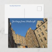 CITINERARIES: Groeten uit Edinburgh! Briefkaart (Voorkant / Achterkant)