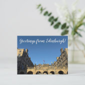 CITINERARIES: Groeten uit Edinburgh! Briefkaart (Staand voorkant)