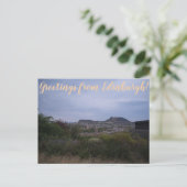 CITINERARIES: Groeten uit Edinburgh! Briefkaart (Staand voorkant)