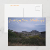 CITINERARIES: Groeten uit Edinburgh! Briefkaart (Voorkant / Achterkant)