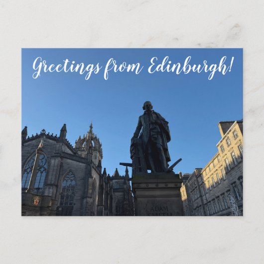 CITINERARIES: Groeten uit Edinburgh! Briefkaart (Voorkant)