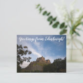 CITINERARIES: Groeten vanuit Edinburgh! Briefkaart (Staand voorkant)