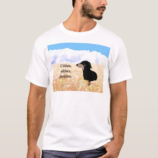 Citius, Altius, Fortius. T-shirt (Voorkant)