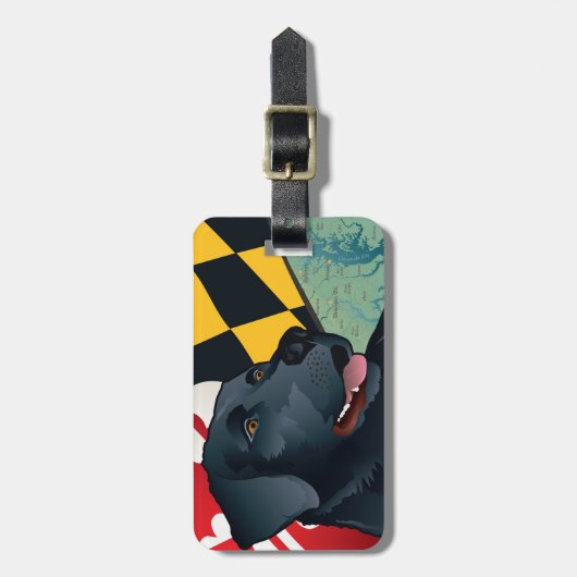 Citizen Black Lab Bagagelabel (Voorkant verticaal)