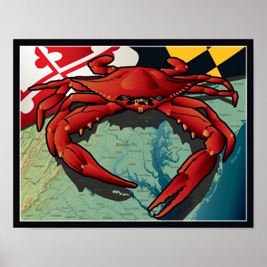 Citizen Crab of Maryland Poster (Voorkant)