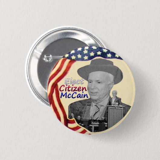 Citizen McCain Button (Voorkant /achterkant)