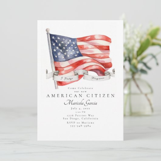 Citizen - New America Citizen Party Kaart (Staand voorkant)