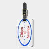Citizen of America Bagagelabel (Voorkant verticaal)