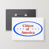 Citizen of America Button (Voorkant / Achterkant)