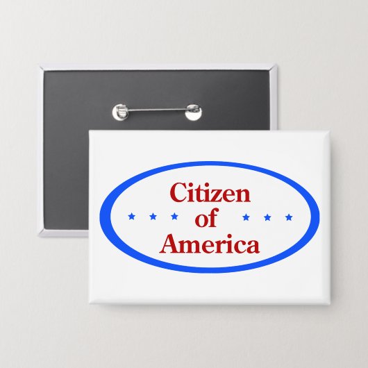 Citizen of America Button (Voorkant / Achterkant)