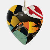 Citizen Oriole, Maryland's State Bird Keramisch Ornament (Rechts)